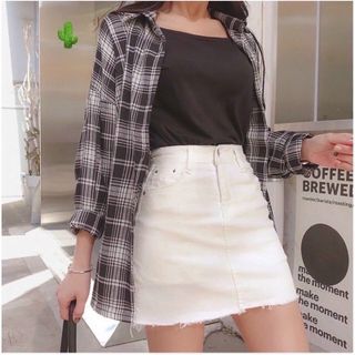 CHÂN VÁY KAKI TUA RUA TÚI CÓ LÓT TRONG - LÊ PHƯƠNG BOUTIQUE