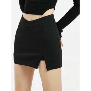 CHÂN VÁY LƯNG V TIM XẺ TÀ KIỂU VẢI POLY CO GIÃN RẼ VẢI CHẤT LƯỢNG - LÊ PHƯƠNG BOUTIQUE