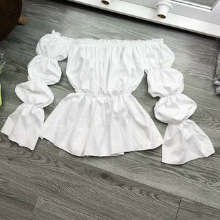 ÁO KIỂU TRỄ VAI TIỂU THƯ TAY BỒNG - LÊ PHƯƠNG BOUTIQUE