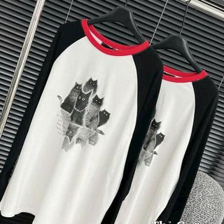 ÁO PHÔNG COTTON GIẤY TAY DÀI MÃ MÈO - LÊ PHƯƠNG BOUTIQUE
