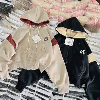 ÁO KHOÁC LỬNG DỆT THÊU CÓ NÓN 2 TÚI TRONG - LÊ PHƯƠNG BOUTIQUE