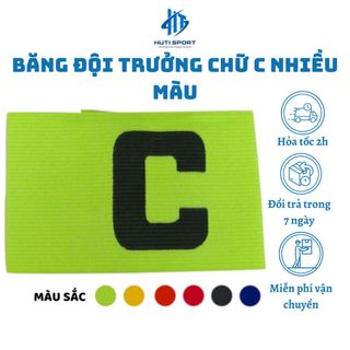 Băng Đội Trưởng Chữ C Nhiều Màu Cao Cấp giá sỉ