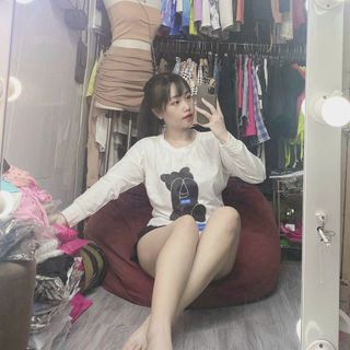 SET BỘ THUN COTTON GẤU CHE MẮT - LÊ PHƯƠNG BOUTIQUE