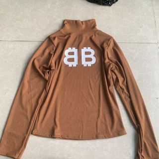 ÁO TAY DÀI CỔ LỌ IN BB CHẤT GÂN LỤA MỀM MỊN CO GIÃN TỐT KHÔNG XÙ - LÊ PHƯƠNG BOUTIQUE
