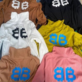 ÁO TAY DÀI CỔ LỌ IN BB CHẤT GÂN LỤA MỀM MỊN CO GIÃN TỐT KHÔNG XÙ - LÊ PHƯƠNG BOUTIQUE