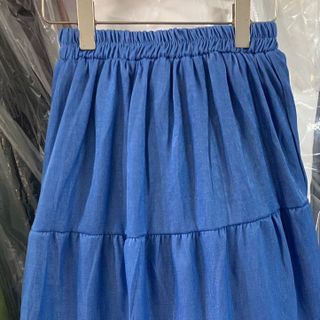 CHÂN VÁY DÀI XÒE CHẤT VẢI JEAN LỤA GIẤY MỀM MÁT - LÊ PHƯƠNG BOUTIQUE