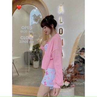 SET 3 MÓN HOẠ TIẾT BƯỚM - LÊ PHƯƠNG BOUTIQUE