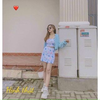 SET 3 MÓN HOẠ TIẾT BƯỚM - LÊ PHƯƠNG BOUTIQUE