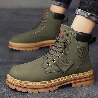 Giày Boot Da Nam MĐG phong cách bụi bặm 2023-Giày chất bao đẹp, da mềm