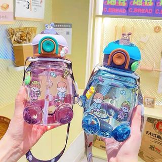 Bình Nước Gấu Nhựa 1000ml