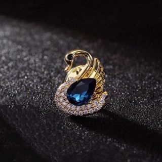 Pin Cài Áo Hình Thiên Nga Dễ Thương Cao Cấp Phong Cách Nhật Bản