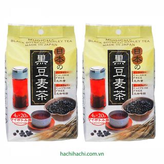 Trà lúa mạch đậu nành đen SKK Sanei Kosan 80g (4g x 20 gói) - Hachi Hachi Japan