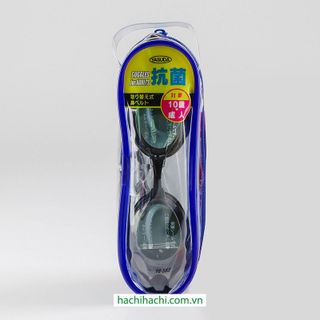 Kính bơi chống tia UV kháng khuẩn Yasuda - Kèm 2 dây nối ngang mũi (Đen) - Hachi Hachi Japan Shop giá sỉ