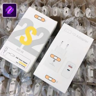 CỦ SẠC SS TÍCH HỢP 2 CỔNG 15W VÀ 35W  ĐÂÙ RA USB VÀ CHUẨN TYPE-C