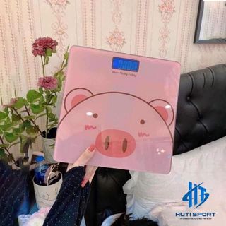 Cân Điện Tử, Cân Sức Khỏe Thông Minh Hình Chú Heo Xinh Xắn Dành Cho Gia Đình Tiện Lợi Chính Xác 180KG