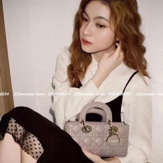 𝐓𝐔́𝐈 𝐗𝐀́𝐂𝐇 Cao Nấp Nữ   Màu Sắc: Hồng Tím -  Size :18cm