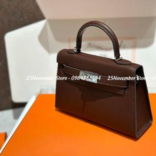𝐓𝐔́𝐈 𝐗𝐀́𝐂𝐇 Nữ Cao Cấp 𝐊𝐞𝐥𝐥𝐲 𝐦𝐢𝐧𝐢 𝐝𝐚 𝐞𝐩𝐬𝐨𝐧 -  Màu Cherry - Size 19cm