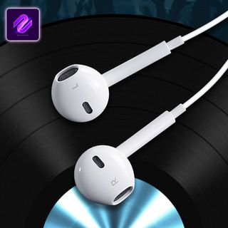 Tai Nghe Jack 3.5 Khử Tiếng Ồn Có Dây Hỗ Trợ Chơi Game Nhét Tai Nghe Nhạc