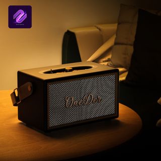LOA BLUETOOTH ONEDER D6 BASS ĐẦM CÓ QUAI DA XÁCH TAY TIỆN LỢI CÔNG SUẤT LỚN Nghe Nhạc