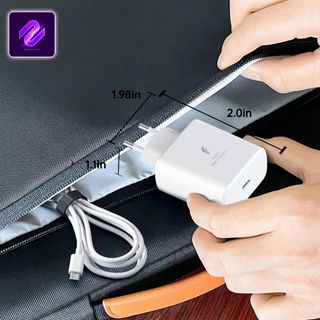 CỦ SẠC NHANH NOTE 10 CHÂN CẮM DẠNG TRÒN CHUẨN ĐẦU RA TYPE-C MÀU TRẮNG Phụ Kiện