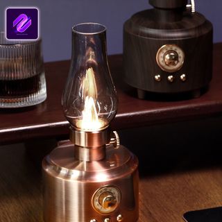 LOA BLUETOOTH ĐÈN DẦU MINI C-210 ĐỘC LẠ NHỎ GỌN DECOR TRANG TRÍ PHÒNG NGỦ PHÒNG LÀM VIỆC SIÊU ĐỘC ĐÁO C-210 Nghe Nhạc