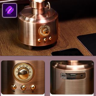 LOA BLUETOOTH ĐÈN DẦU MINI C-210 ĐỘC LẠ NHỎ GỌN DECOR TRANG TRÍ PHÒNG NGỦ PHÒNG LÀM VIỆC SIÊU ĐỘC ĐÁO C-210 Nghe Nhạc