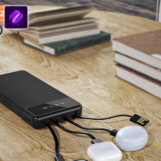 SẠC DỰ PHÒNG BYZ W79 DUNG LƯỢNG PIN 10000mAh TÍCH HỢP SẴN 3 CÁP SẠC PHÙ HỢP MỌI CHUẨN ĐẦU RA