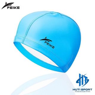 Mũ Bơi Thể Thao Feike, Nón Bơi Silicon Người Lớn Trùm Đầu Chống Thấm Nước, Siêu Co Dãn Fish