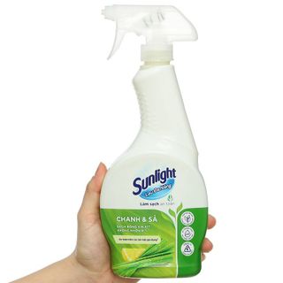 Nước lau đa năng Sunlight hương chanh sả chai 500ml
