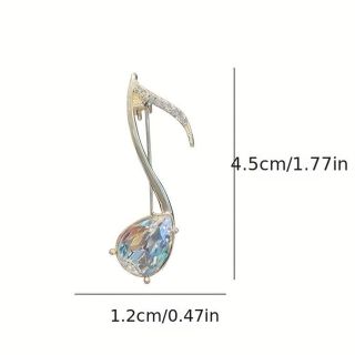 Ghim Cài Áo Hình Nốt Nhạc Thời Trang Cho Nam Nữ