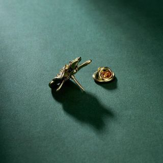 Pin Cài Áo Hình Hoa Cổ Điển Phong Cách Pháp Thanh Lịch Cho Nữ