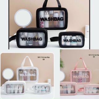 Set 3 túi mỹ phẩm Washbag