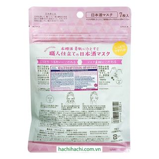 Mặt nạ dưỡng ẩm se khít lỗ chân lông chiết xuất Sake Kosé Clear Turn (7 miếng) - Hachi Hachi Japan Shop giá sỉ