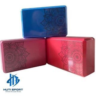 Yoga Block In Hoa Mandala, Gạch Tập Xốp Eva Cứng Gấp 3 Lần Loại Gạch Tập Thông Thường Hỗ Trợ Tập Luyện, Tạo Hiệu Quả Cao Tập Yoga