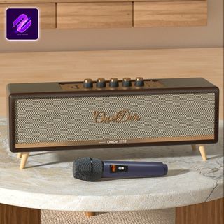 LOA BLUETOOTH ONEDER D8 KÈM 2 MICRO KARAOKE CHẤT ÂM SIÊU ẤM LOA NGHE CỰC ĐẦM Nghe Nhạc