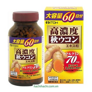 TPBVSK: Viên nghệ tinh chất Curcumin Itoh 300 viên - Hachi Hachi Japan