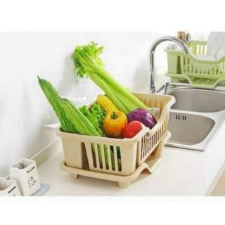 Khay Nhựa Úp Chén Bát Ráo Nước Tiện Lợi - Rổ úp bát đĩa có khay hứng nước