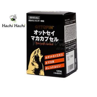 Viên nhộng chiết xuất hải cẩu & maca cải thiện sinh lý nam giới Vitalis 120 viên (10 viên/vỉ) - Hachi Hachi Japan Shop