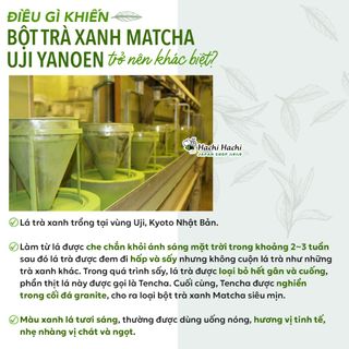 Bột trà xanh Matcha Uji Yanoen 30g - Hachi Hachi Japan Shop giá sỉ