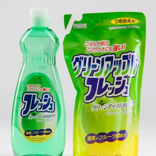 Nước rửa chén trung tính hương táo xanh Rocket Soap 500g (Túi refill) - Hachi Hachi Japan Shop giá sỉ