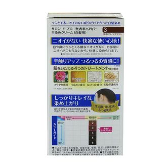 Kem nhuộm tóc bạc không mùi Salon De Pro 3 (Màu nâu sáng) - Hachi Hachi Japan Shop giá sỉ
