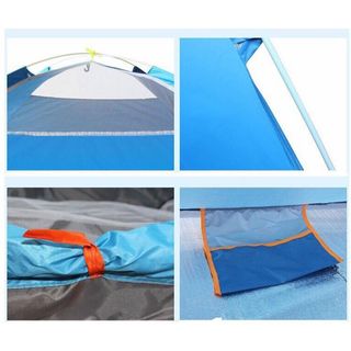 LỀU CẮM TRẠI, LỀU DÃ NGOẠI TỰ BUNG 2 CỬA CHO 2-4 NGƯỜI THOÁNG MÁT, CHỐNG NƯỚC CTB673 - BECHIP