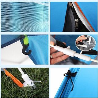 LỀU CẮM TRẠI, LỀU DÃ NGOẠI TỰ BUNG 2 CỬA CHO 2-4 NGƯỜI THOÁNG MÁT, CHỐNG NƯỚC CTB673 - BECHIP