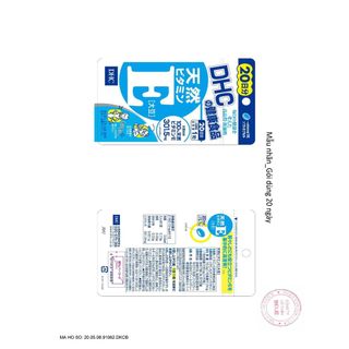 Viên uống DHC Natural Vitamin E Soybean ngăn ngừa lão hóa, đẹp da 30 viên (30 ngày) - Hachi Hachi Japan