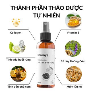 Xịt dưỡng tóc tinh dầu bưởi rừng Serenys 100ml