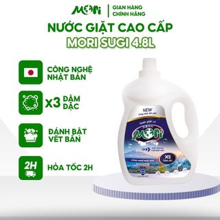 Nước Giặt Lưu Hương Mori Can 4,75Kg Hương Nước Hoa, Hương Comfor, Hương Enchenter