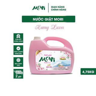 Nước Giặt Lưu Hương Mori Can 4,75Kg Hương Nước Hoa, Hương Comfor, Hương Enchenter