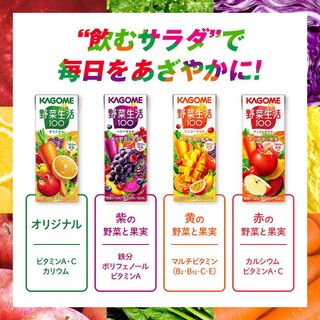 Nước ép rau củ quả nguyên chất Kagome Berry Salad 200ml - Hachi Hachi Japan Shop giá sỉ