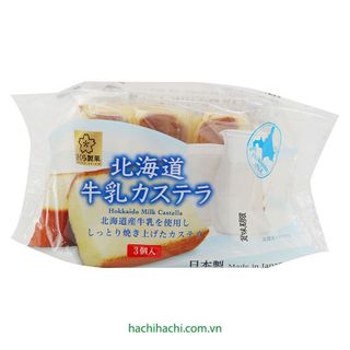 Bánh bông lan H Food Entertainment Castella sữa Hokkaido Sakura 114g (3 cái) - Hachi Hachi Japan Shop giá sỉ