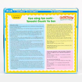 Kẹo sáng tạo sushi Kracie Popin Cookin 28.5g - Hachi Hachi Japan